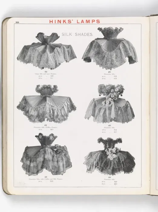 Framed Print : Page from Hinks Lamps catalogue Framed Print : Page from Hinks Lamps catalogue