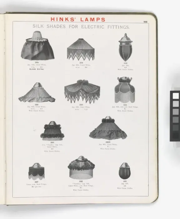 Framed Print : Page from Hinks Lamps catalogue Framed Print : Page from Hinks Lamps catalogue