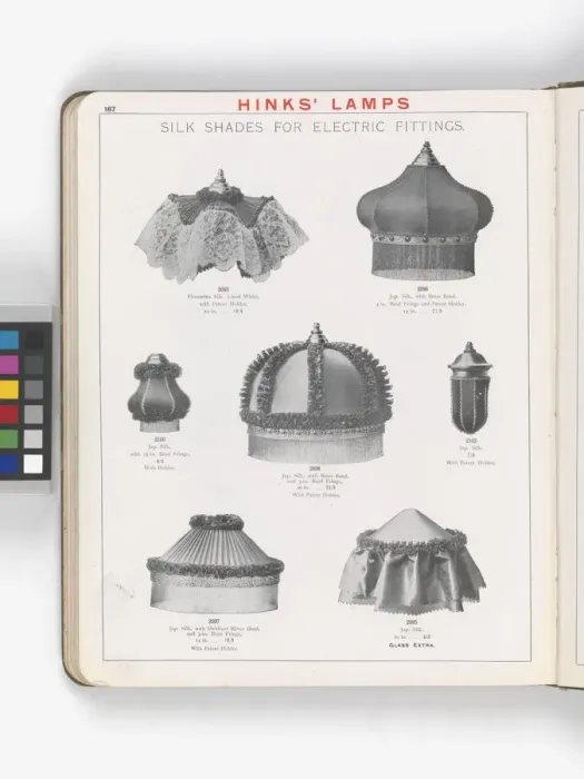 Framed Print : Page from Hinks Lamps catalogue Framed Print : Page from Hinks Lamps catalogue