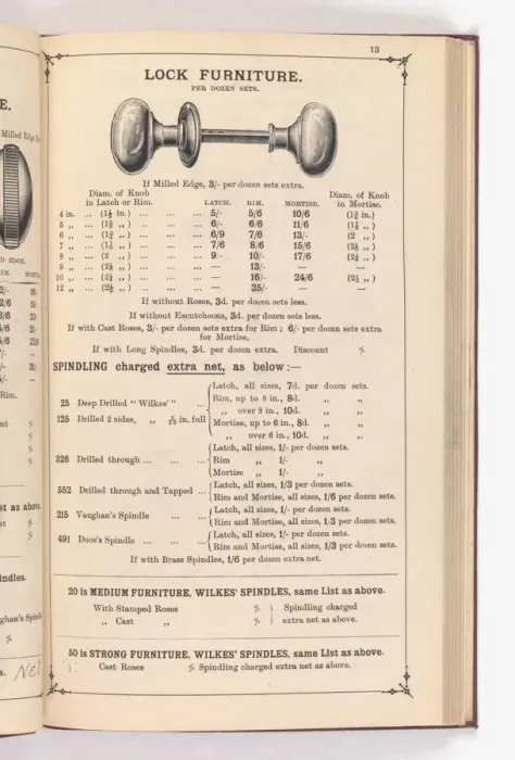 Framed Print : Page from Illustrated Catalogue of Machine-Made and Cast Ca Framed Print : Page from Illustrated Catalogue of Machine-Made and Cast Ca