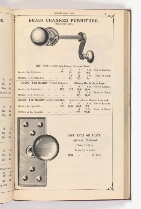 Framed Print : Page from Illustrated Catalogue of Machine-Made and Cast Ca Framed Print : Page from Illustrated Catalogue of Machine-Made and Cast Ca