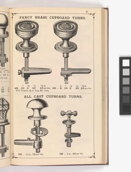 Framed Print : Page from Illustrated Catalogue of Machine-Made and Cast Ca Framed Print : Page from Illustrated Catalogue of Machine-Made and Cast Ca