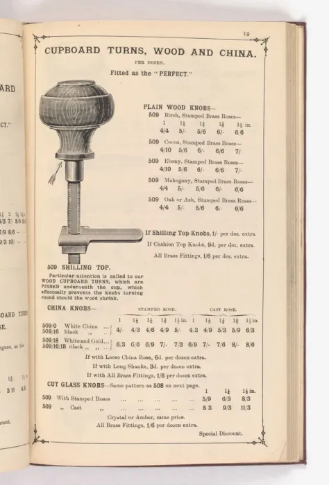 Framed Print : Page from Illustrated Catalogue of Machine-Made and Cast Ca Framed Print : Page from Illustrated Catalogue of Machine-Made and Cast Ca