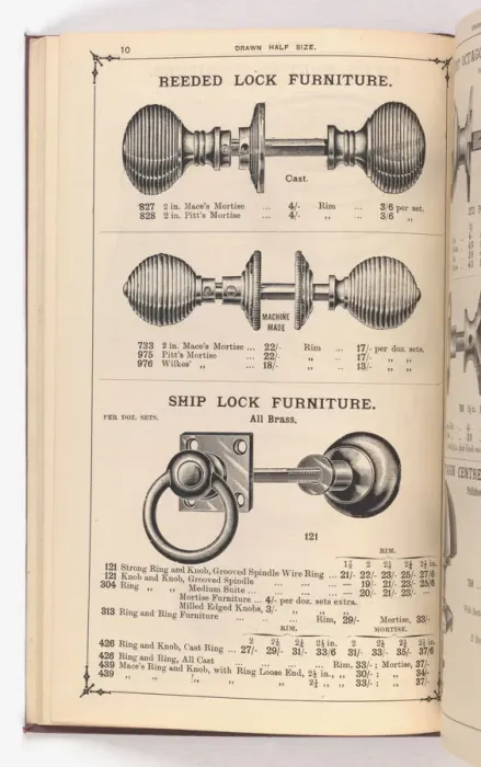 Framed Print : Page from Illustrated Catalogue of Machine-Made and Cast Ca Framed Print : Page from Illustrated Catalogue of Machine-Made and Cast Ca