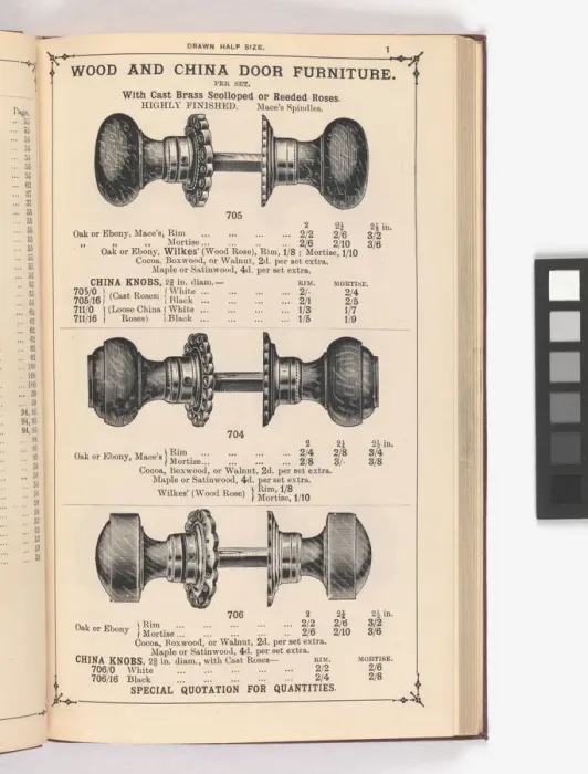 Framed Print : Page from Illustrated Catalogue of Machine-Made and Cast Ca Framed Print : Page from Illustrated Catalogue of Machine-Made and Cast Ca