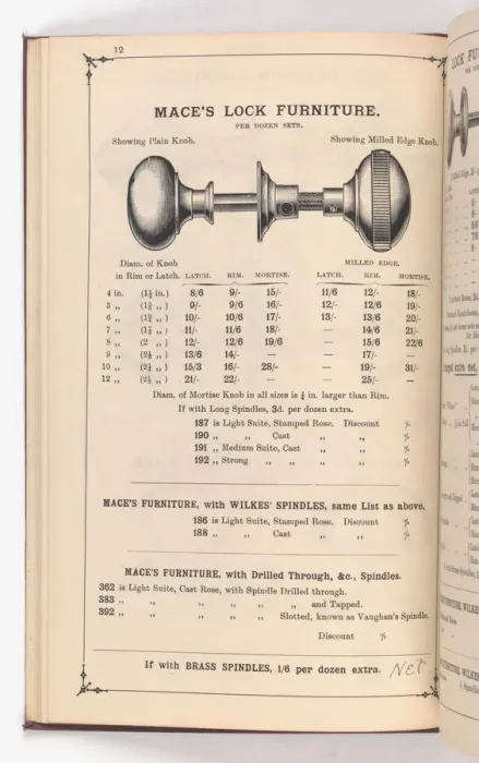 Framed Print : Page from Illustrated Catalogue of Machine-Made and Cast Ca Framed Print : Page from Illustrated Catalogue of Machine-Made and Cast Ca