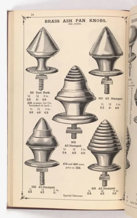 Framed Print : Page from Illustrated Catalogue of Machine-Made and Cast Ca Framed Print : Page from Illustrated Catalogue of Machine-Made and Cast Ca
