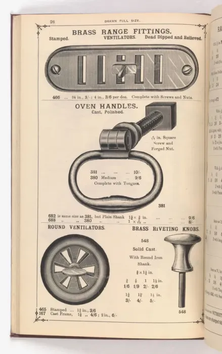 Framed Print : Page from Illustrated Catalogue of Machine-Made and Cast Ca Framed Print : Page from Illustrated Catalogue of Machine-Made and Cast Ca