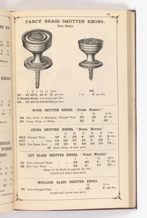 Framed Print : Page from Illustrated Catalogue of Machine-Made and Cast Ca Framed Print : Page from Illustrated Catalogue of Machine-Made and Cast Ca