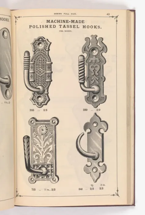 Framed Print : Page from Illustrated Catalogue of Machine-Made and Cast Ca Framed Print : Page from Illustrated Catalogue of Machine-Made and Cast Ca