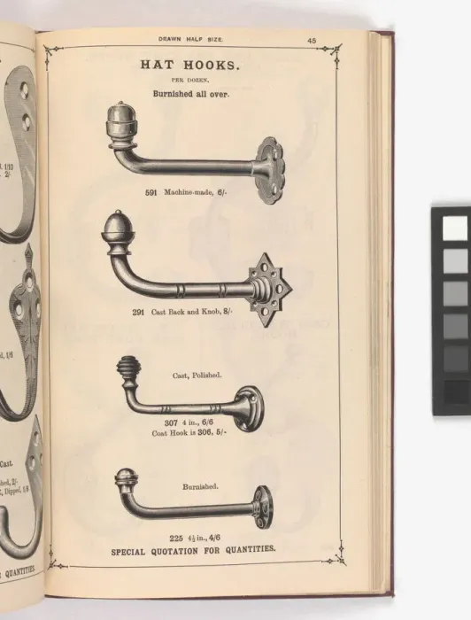 Framed Print : Page from Illustrated Catalogue of Machine-Made and Cast Ca