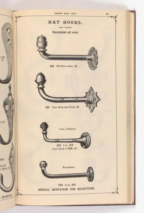 Framed Print : Page from Illustrated Catalogue of Machine-Made and Cast Ca Framed Print : Page from Illustrated Catalogue of Machine-Made and Cast Ca