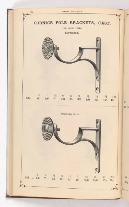 Framed Print : Page from Illustrated Catalogue of Machine-Made and Cast Ca Framed Print : Page from Illustrated Catalogue of Machine-Made and Cast Ca