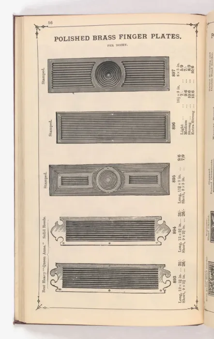 Framed Print : Page from Illustrated Catalogue of Machine-Made and Cast Ca Framed Print : Page from Illustrated Catalogue of Machine-Made and Cast Ca