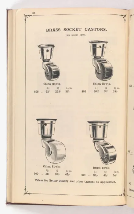 Framed Print : Page from Illustrated Catalogue of Machine-Made and Cast Ca Framed Print : Page from Illustrated Catalogue of Machine-Made and Cast Ca
