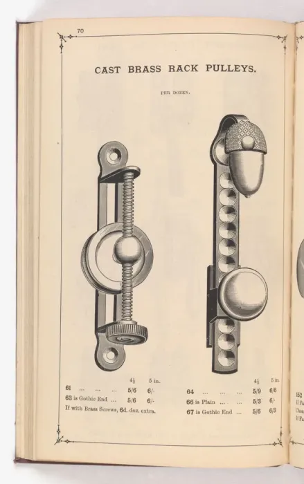 Framed Print : Page from Illustrated Catalogue of Machine-Made and Cast Ca Framed Print : Page from Illustrated Catalogue of Machine-Made and Cast Ca