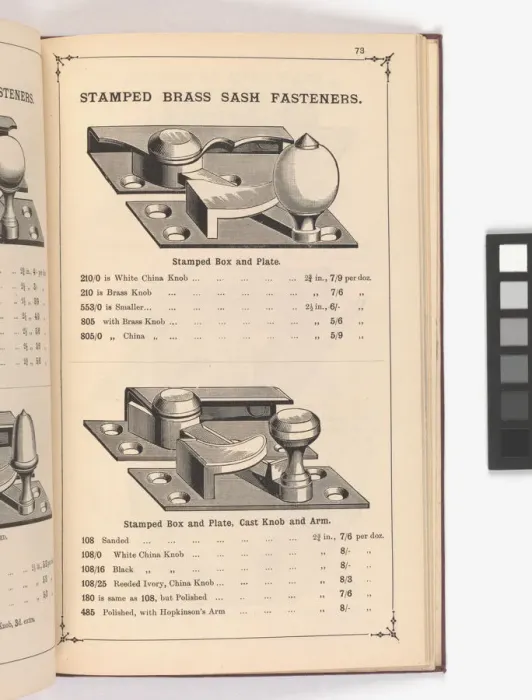 Framed Print : Page from Illustrated Catalogue of Machine-Made and Cast Ca Framed Print : Page from Illustrated Catalogue of Machine-Made and Cast Ca