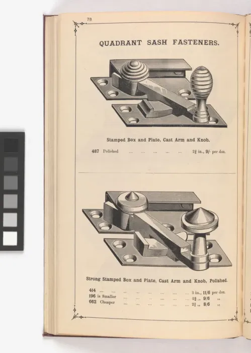 Framed Print : Page from Illustrated Catalogue of Machine-Made and Cast Ca Framed Print : Page from Illustrated Catalogue of Machine-Made and Cast Ca