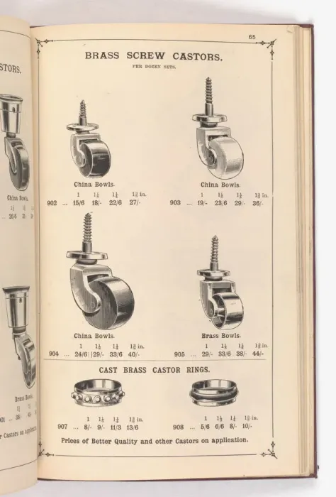Framed Print : Page from Illustrated Catalogue of Machine-Made and Cast Ca Framed Print : Page from Illustrated Catalogue of Machine-Made and Cast Ca