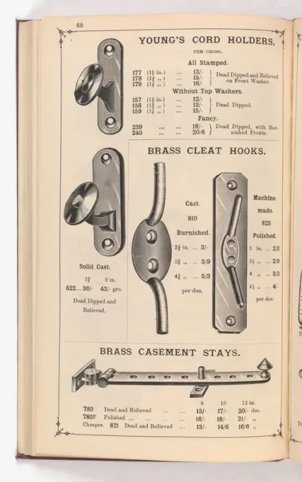 Framed Print : Page from Illustrated Catalogue of Machine-Made and Cast Ca Framed Print : Page from Illustrated Catalogue of Machine-Made and Cast Ca