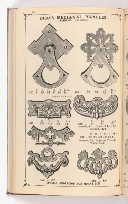 Framed Print : Page from Illustrated Catalogue of Machine-Made and Cast Ca Framed Print : Page from Illustrated Catalogue of Machine-Made and Cast Ca
