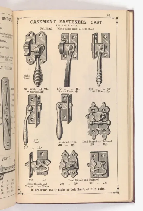 Framed Print : Page from Illustrated Catalogue of Machine-Made and Cast Ca Framed Print : Page from Illustrated Catalogue of Machine-Made and Cast Ca