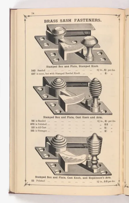 Framed Print : Page from Illustrated Catalogue of Machine-Made and Cast Ca Framed Print : Page from Illustrated Catalogue of Machine-Made and Cast Ca
