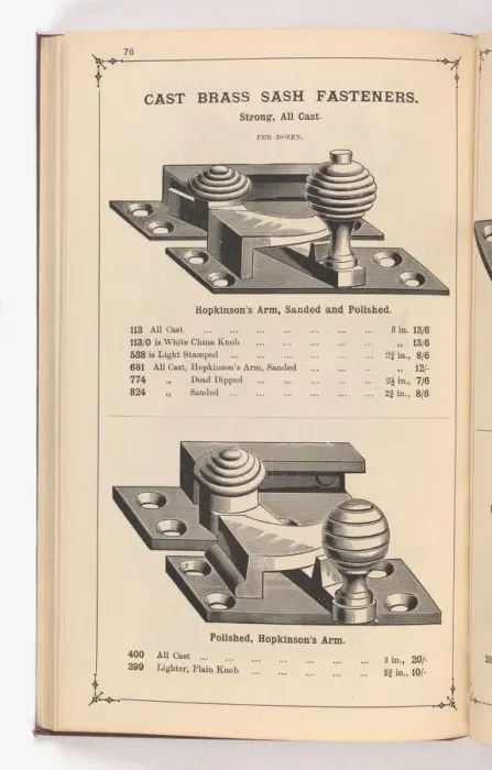Framed Print : Page from Illustrated Catalogue of Machine-Made and Cast Ca Framed Print : Page from Illustrated Catalogue of Machine-Made and Cast Ca