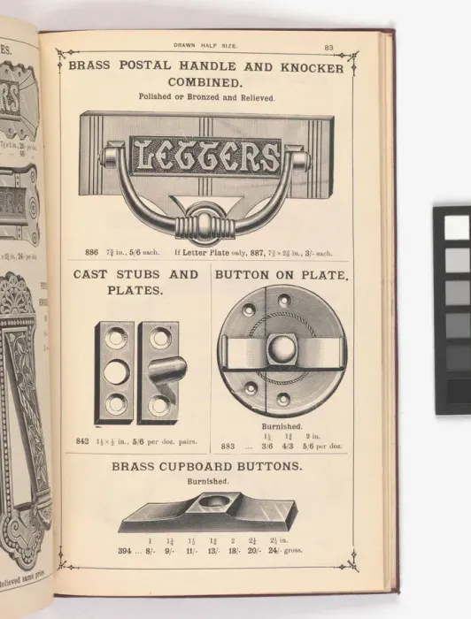 Framed Print : Page from Illustrated Catalogue of Machine-Made and Cast Ca Framed Print : Page from Illustrated Catalogue of Machine-Made and Cast Ca