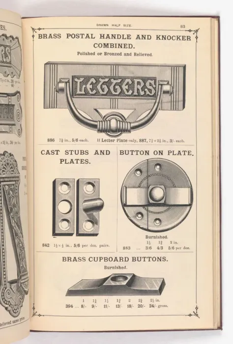 Framed Print : Page from Illustrated Catalogue of Machine-Made and Cast Ca Framed Print : Page from Illustrated Catalogue of Machine-Made and Cast Ca