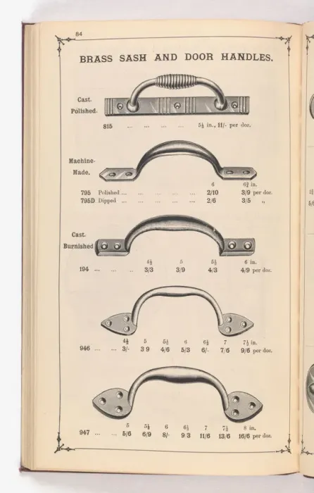 Framed Print : Page from Illustrated Catalogue of Machine-Made and Cast Ca Framed Print : Page from Illustrated Catalogue of Machine-Made and Cast Ca