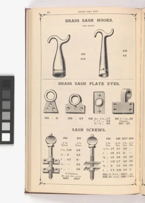 Framed Print : Page from Illustrated Catalogue of Machine-Made and Cast Ca Framed Print : Page from Illustrated Catalogue of Machine-Made and Cast Ca