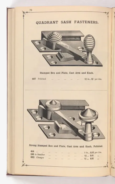 Framed Print : Page from Illustrated Catalogue of Machine-Made and Cast Ca Framed Print : Page from Illustrated Catalogue of Machine-Made and Cast Ca