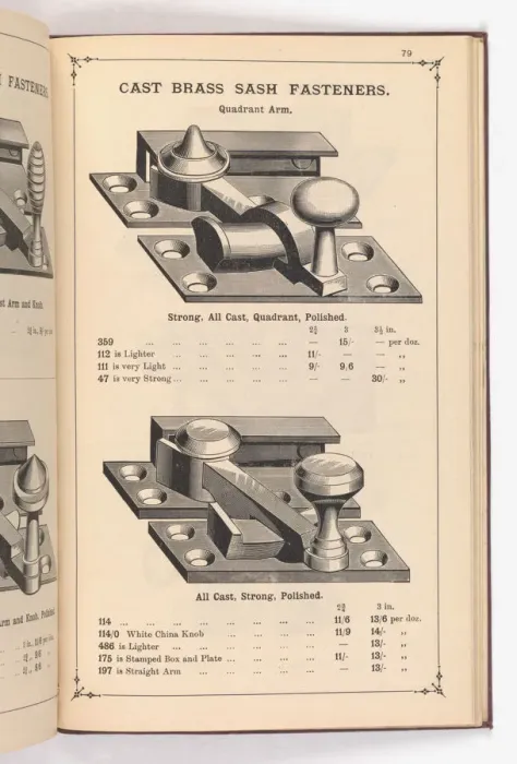 Framed Print : Page from Illustrated Catalogue of Machine-Made and Cast Ca Framed Print : Page from Illustrated Catalogue of Machine-Made and Cast Ca