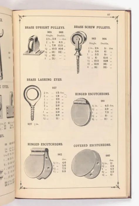 Framed Print : Page from Illustrated Catalogue of Machine-Made and Cast Ca Framed Print : Page from Illustrated Catalogue of Machine-Made and Cast Ca