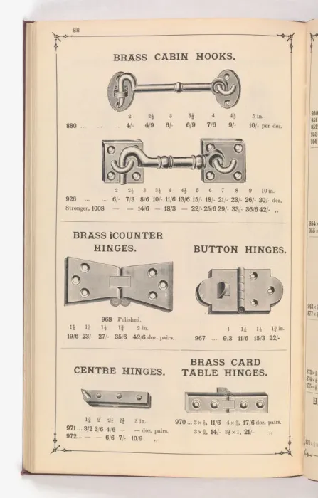 Framed Print : Page from Illustrated Catalogue of Machine-Made and Cast Ca Framed Print : Page from Illustrated Catalogue of Machine-Made and Cast Ca