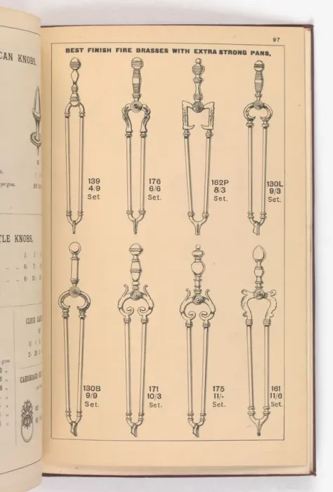 Framed Print : Page from Illustrated Catalogue of Machine-Made and Cast Ca Framed Print : Page from Illustrated Catalogue of Machine-Made and Cast Ca
