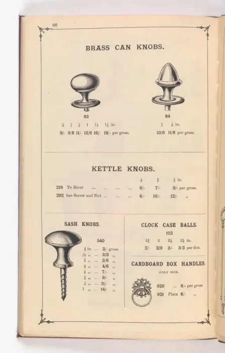 Framed Print : Page from Illustrated Catalogue of Machine-Made and Cast Ca Framed Print : Page from Illustrated Catalogue of Machine-Made and Cast Ca