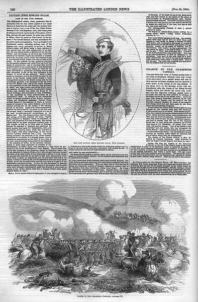 Page from the Illustrated London News, 1854