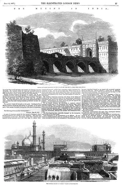 A page from The Illustrated London News, 18th July 1857