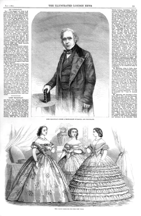 Framed Print : A page from The Illustrated London News, 7th January 1860 Framed Print : A page from The Illustrated London News, 7th January 1860