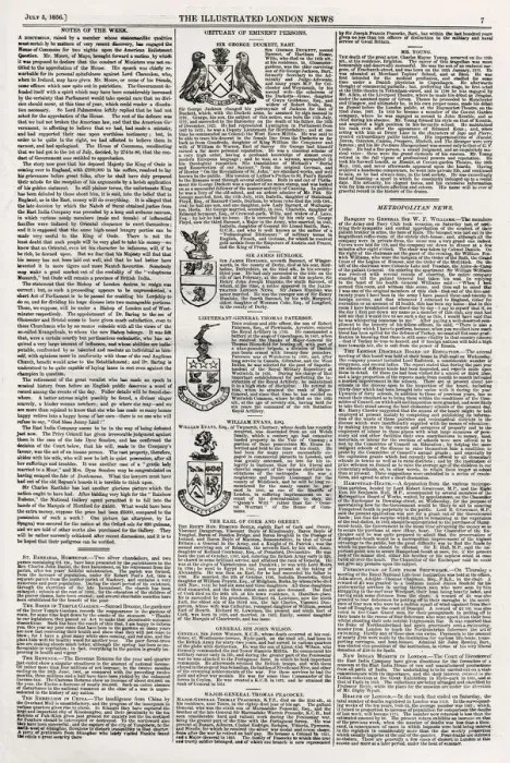 Framed Print : Whole page from The Illustrated London News, July 5, 1856 Framed Print : Whole page from The Illustrated London News, July 5, 1856