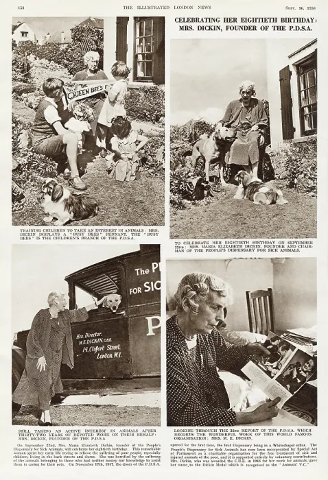 Framed Print : Page from the Illustrated London News with a report on Maria Elizabeth Dickin Framed Print : Page from the Illustrated London News with a report on Maria Elizabeth Dickin
