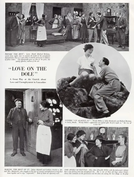 Framed Print : Page from The Illustrated Sporting & Dramatic News of Walter Greenwoods play Framed Print : Page from The Illustrated Sporting & Dramatic News of Walter Greenwoods play