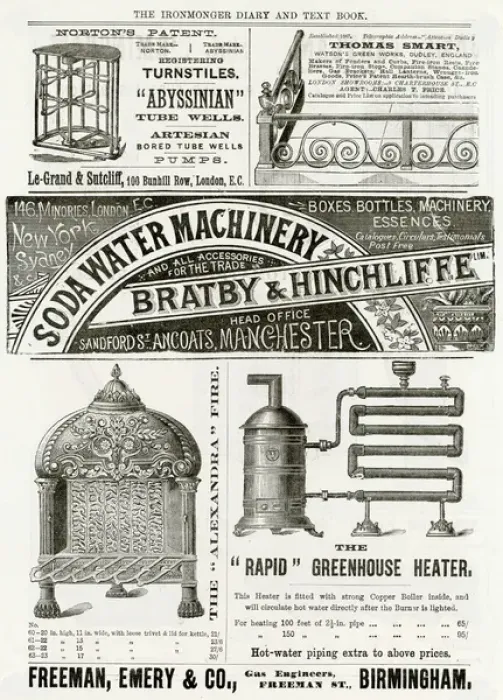 Framed Print : Page from Ironmonger Diary 1889 Framed Print : Page from Ironmonger Diary 1889
