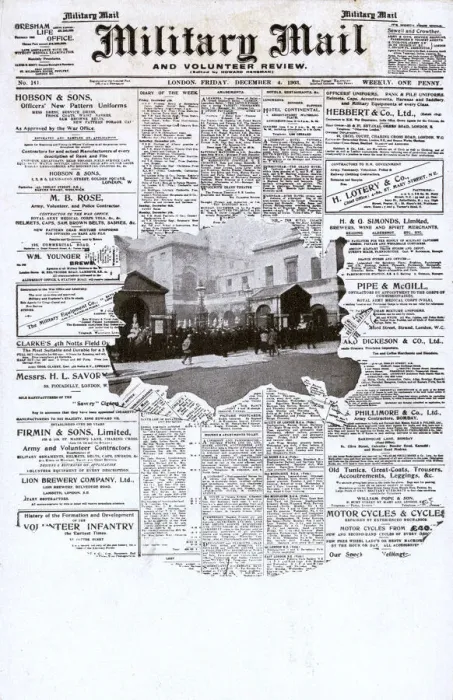 Framed Print : Front page of the Military Mail, 4 December 1903 Framed Print : Front page of the Military Mail, 4 December 1903