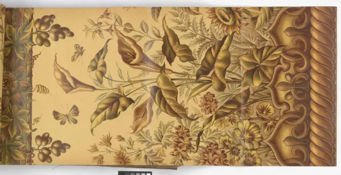 Framed Print : Page from New Artistic Wall Papers Framed Print : Page from New Artistic Wall Papers