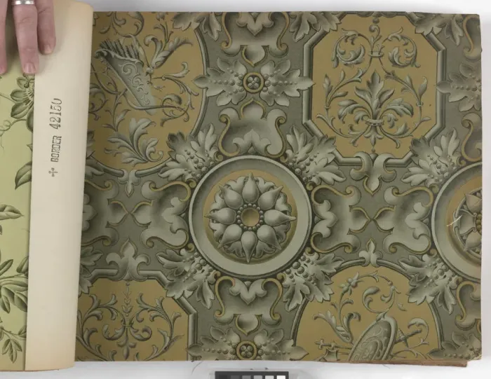 Framed Print : Page from New Artistic Wall Papers Framed Print : Page from New Artistic Wall Papers