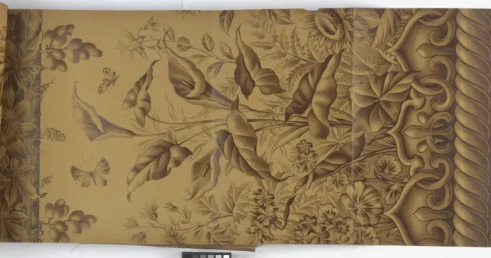Framed Print : Page from New Artistic Wall Papers Framed Print : Page from New Artistic Wall Papers