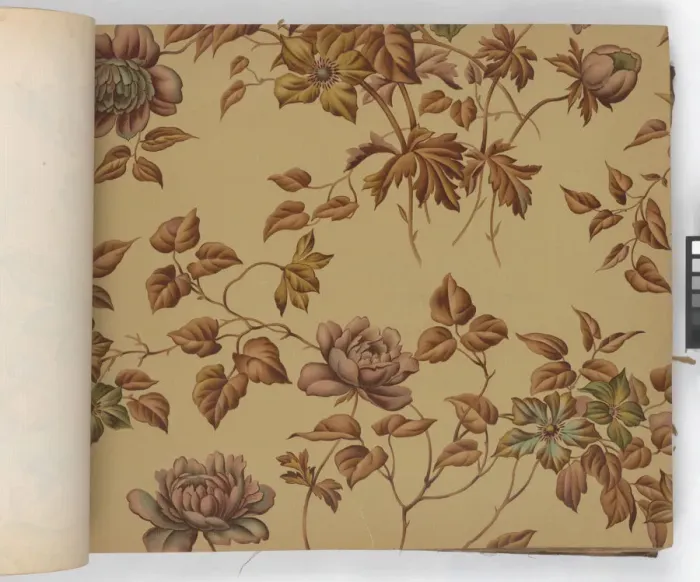 Framed Print : Page from New Artistic Wall Papers Framed Print : Page from New Artistic Wall Papers